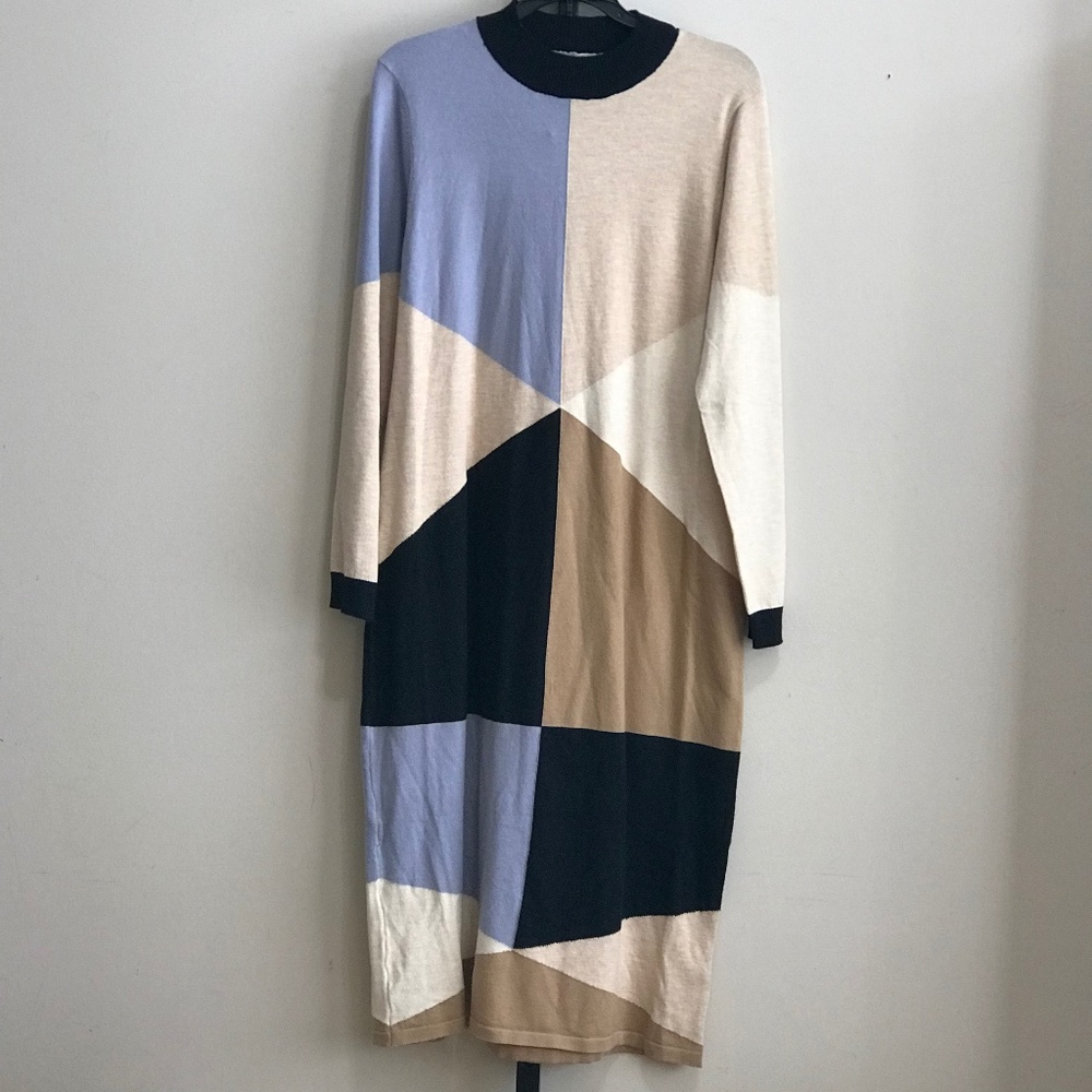 Stitch Drop Sweater Dress NWT
